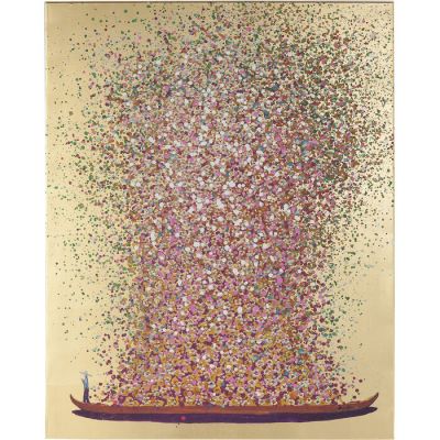 Картина KARE DESIGN Flower Boat Gold Pink, 120х160 см 65737 в Киеве купить kare-design мебель свет декор
