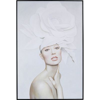 Картина в рамці KARE DESIGN Art Lady White Blossom, 80х120 см 51669 в Киеве купить kare-design мебель свет декор
