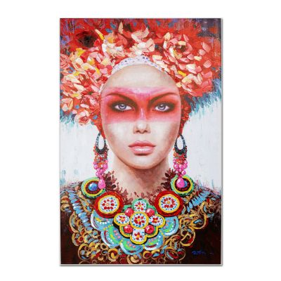 Картина Red Eye Lady 90х140 см. 51582 у Києві купити kare-design меблі світло декор