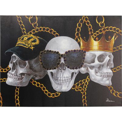 Картина на холсте Skull Gang 90x120 см. 53166 в Киеве купить kare-design мебель свет декор