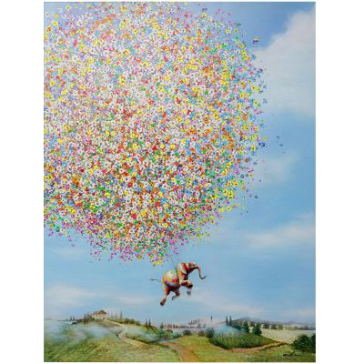 Картина на полотні Flying Elephant In Day 120x160cm 54825 у Києві купити kare-design меблі світло декор