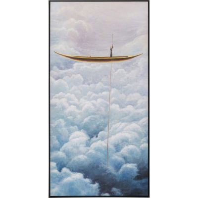 Картина в раме Cloud Boat 60x120cm 54985 в Киеве купить kare-design мебель свет декор