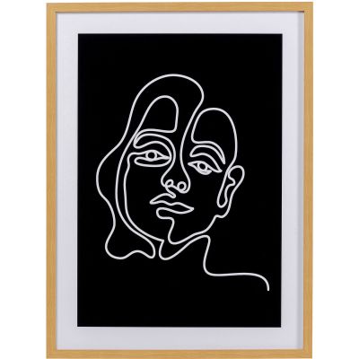 Картина в раме Faccia Arte Woman 60x80cm 55427 в Киеве купить kare-design мебель свет декор