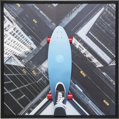 Картина в рамці KARE DESIGN Skyline Skater, 149х149 см 55868 в Киеве купить kare-design мебель свет декор