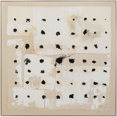 Картина Creative Dots 120x120cм, (біло-бежевий) 56155 в Киеве купить kare-design мебель свет декор