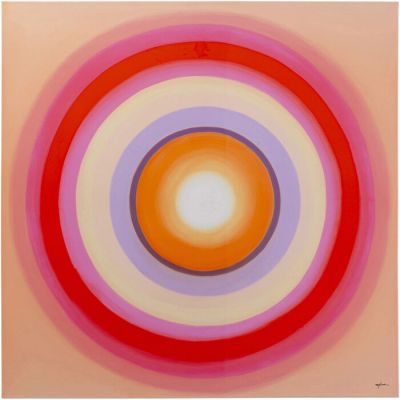 Картина на полотні Tendency Circle Pink 120x120 см, (різнокольоровий) 56162 в Киеве купить kare-design мебель свет декор