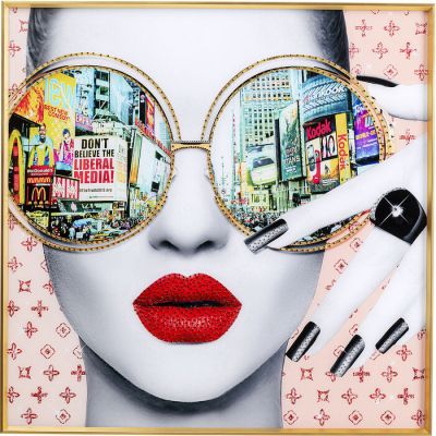 Картина Times Square View 120x120cм, (різнокольоровий) 56218 в Киеве купить kare-design мебель свет декор