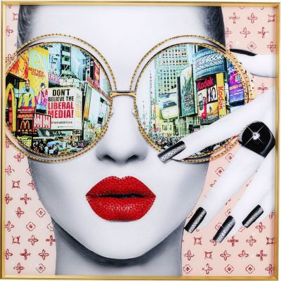 Картина в рамці Times Square View 80x80cm 56413 у Києві купити kare-design меблі світло декор