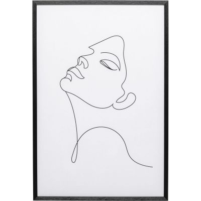 Картина в рамці Drawing Lady 63x93cm 56769 у Києві купити kare-design меблі світло декор