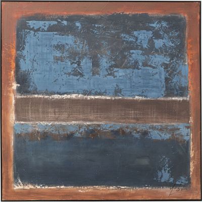 Картина Silence Blue 120x120cм, (синій) 56785 в Киеве купить kare-design мебель свет декор