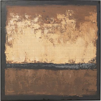 Картина Silence Brown 120x120cм, (коричневий) 56786 в Киеве купить kare-design мебель свет декор