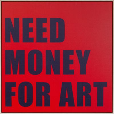 Картина Need Money 80x80cм, (червоний) 56789 в Киеве купить kare-design мебель свет декор
