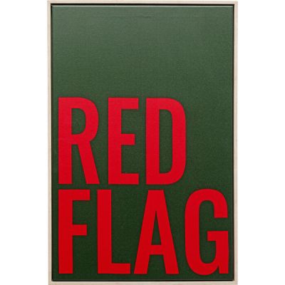 Картина Red Flag 40x60cм, (різнокольоровий) 56791 в Киеве купить kare-design мебель свет декор