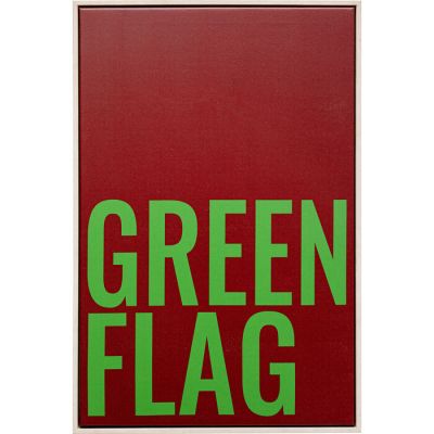 Картина Green Flag 40x60cм, (червоно-зелений) 56792 в Киеве купить kare-design мебель свет декор