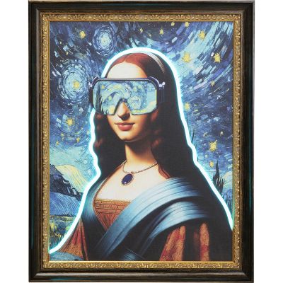 Картина в рамці LED Art Lady 80x100cm 57155 у Києві купити kare-design меблі світло декор