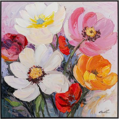 Картина Flower Meadow 80x80cм, (різнокольоровий) 57723 в Киеве купить kare-design мебель свет декор