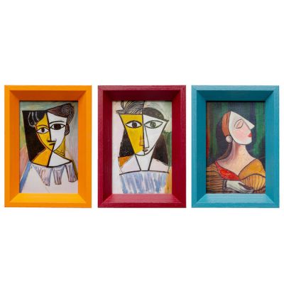 Картина Portrait Cubism 13x18cм (3/Set), (різнокольоровий) 57771 в Киеве купить kare-design мебель свет декор