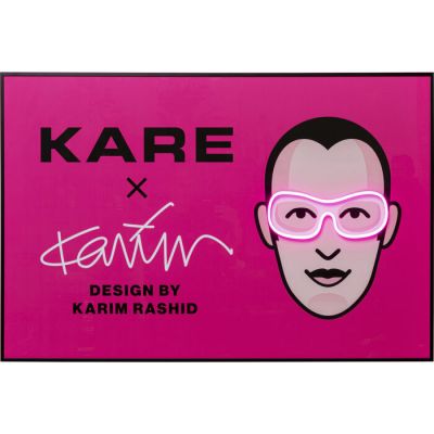 Картина LED KARE x Karim Rashid 120x80cм, (рожевий) 27814 в Киеве купить kare-design мебель свет декор