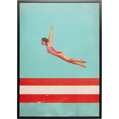Картина в рамі Jumping Girl Up, 103x73 см 57993 в Киеве купить kare-design мебель свет декор
