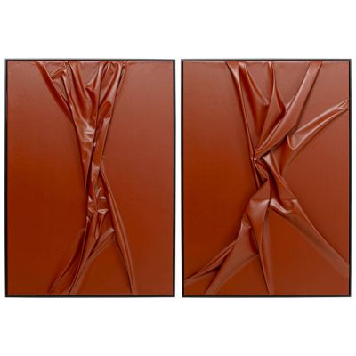 Картина KARE DESIGN Crincle Duo, 2/Set, (коричневий) 58448 у Києві купити kare-design меблі світло декор