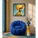 Картина в раме Sun Hat Woman Yellow LED 80x80cm