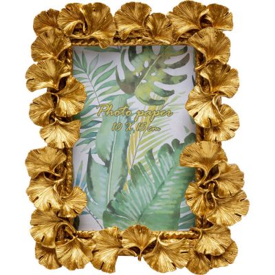 Фоторамка Ginkgo Leaf Gold 17x20cм, (золотий) 56499 в Киеве купить kare-design мебель свет декор