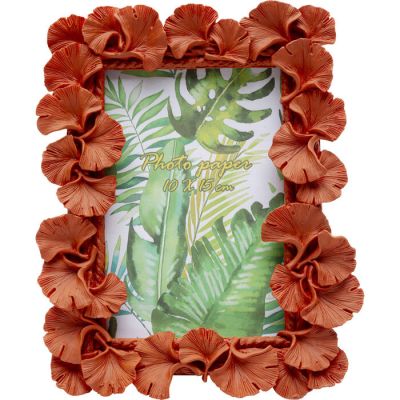 Фоторамка Ginkgo Leaf Orange 17x20cм, (червоний) 56500 в Киеве купить kare-design мебель свет декор