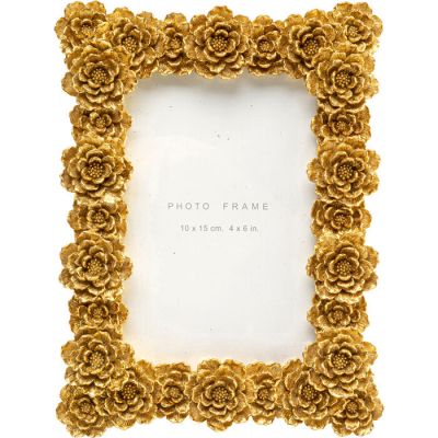Фоторамка Flower 10x15cм, (золотий) 57881 в Киеве купить kare-design мебель свет декор