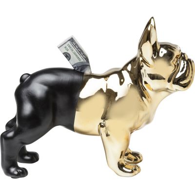 Скарбничка Bulldog Gold-Black 34 cm. 38541 у Києві купити kare-design меблі світло декор