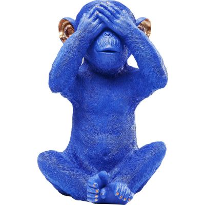 Скарбничка Monkey Mizaru Blue 35 см. 60792 у Києві купити kare-design меблі світло декор