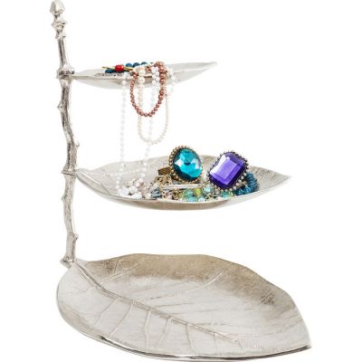 Декоративний об`єкт етажерка для прикрас KARE DESIGN Leaf Silver, 45 см, (срібний) 39915 в Киеве купить kare-design мебель свет декор