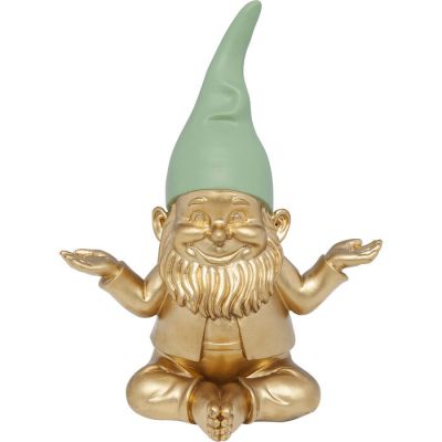 Статуетка KARE DESIGN Zwerg Meditation Gold Green, 19 см, (золотий) 61589 в Киеве купить kare-design мебель свет декор