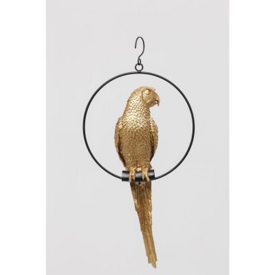 Декоративна фігура підвісна Swinging Parrot Gold 88см. 51141 у Києві купити kare-design меблі світло декор