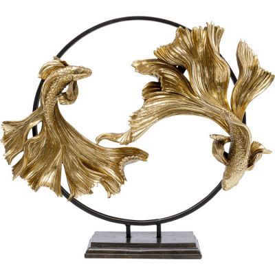 Декоративний об`єкт KARE DESIGN Dancing Betta Fishes, 65 см, (чорно-золотий) 51918 в Киеве купить kare-design мебель свет декор