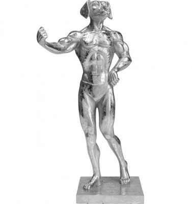 Статуетка Muscle Dog Silver 43см 52226 у Києві купити kare-design меблі світло декор