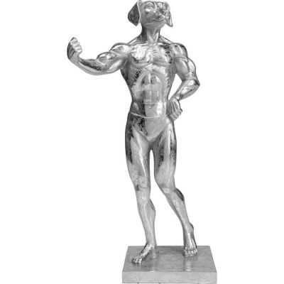 Статуетка KARE DESIGN Muscle Dog Silver, 43 см, (срібний) 52226 в Киеве купить kare-design мебель свет декор