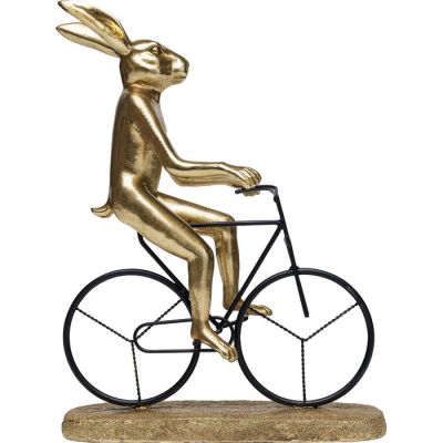 Декоративний об`єкт KARE DESIGN Cyclist Rabbit, 39 см, (золотий) 53068 в Киеве купить kare-design мебель свет декор