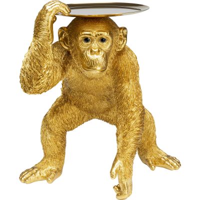 Статуэтка Butler Playing Chimp Gold 52cm 53411 в Киеве купить kare-design мебель свет декор