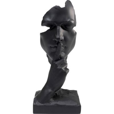Декоративний об`єкт KARE DESIGN Quiet Face Black, 31 см, (чорний) 53684 в Киеве купить kare-design мебель свет декор
