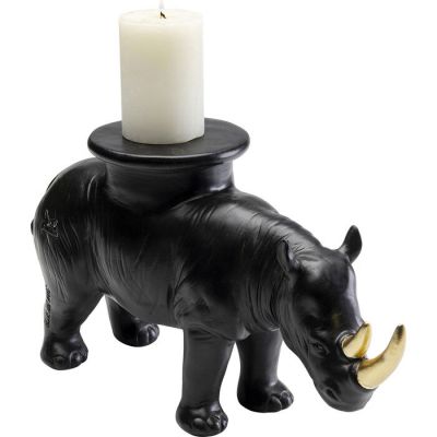 Декоративна фігура Rhino Black 41cм, (чорний) 56274 в Киеве купить kare-design мебель свет декор