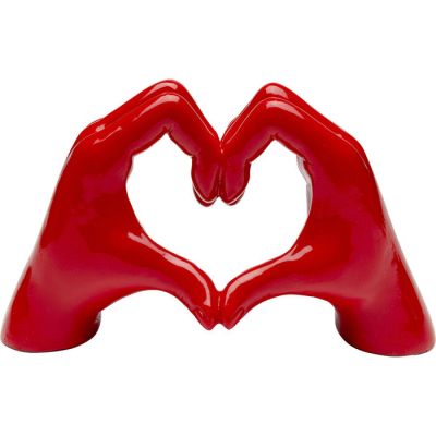 Декоративний об`єкт  Heart Hands Red 12cм, (червоний) 56649 в Киеве купить kare-design мебель свет декор