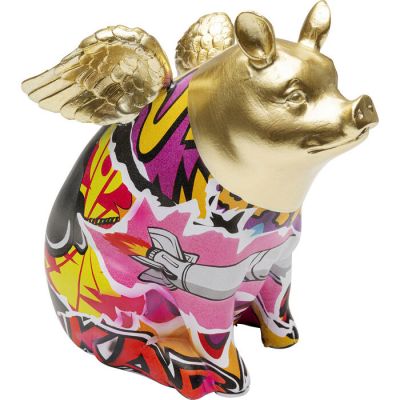Декоративна фігура KARE DESIGN Graffiti Flying Pig, 16 cм, (різнокольоровий) 56716 в Киеве купить kare-design мебель свет декор