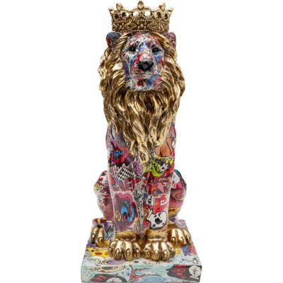 Декоративная фигура Graffiti King Lion 29cm 56922 в Киеве купить kare-design мебель свет декор