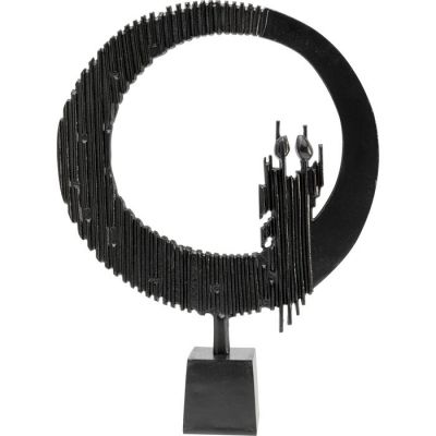 Декоративний об`єкт Circle Watch 51cм, (чорний) 56977 в Киеве купить kare-design мебель свет декор