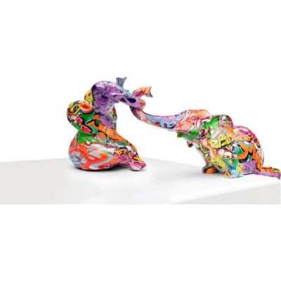 Декоративна фігура KARE DESIGN Elefant Zirkus Graffit, 2/Set, (різнокольоровий) 57263 в Киеве купить kare-design мебель свет декор