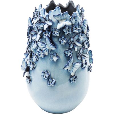 Ваза KARE DESIGN Butterflies Lightblue, 26 см, (блакитний) 60463 в Киеве купить kare-design мебель свет декор