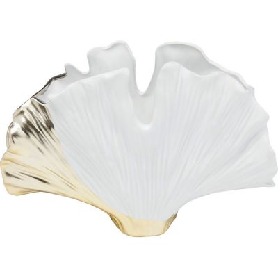 Ваза KARE DESIGN Ginkgo Elegance, 18 см, (біло-золотий) 51092 в Киеве купить kare-design мебель свет декор