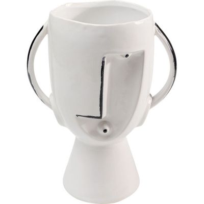 Ваза KARE DESIGN Face Pot, 30 см, (білий) 51689 в Киеве купить kare-design мебель свет декор