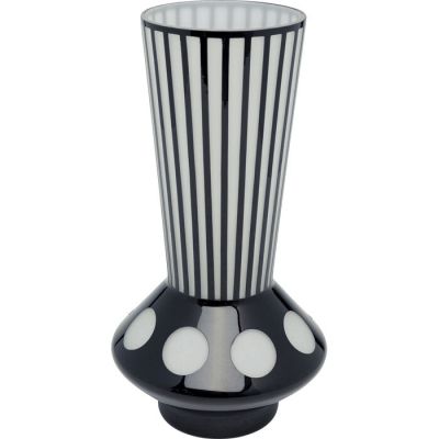 Ваза KARE DESIGN Brillar, 40 см, (чорно-білий) 53182 в Киеве купить kare-design мебель свет декор