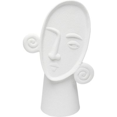 Ваза KARE DESIGN Curly Head, 29 см, (білий) 55008 в Киеве купить kare-design мебель свет декор